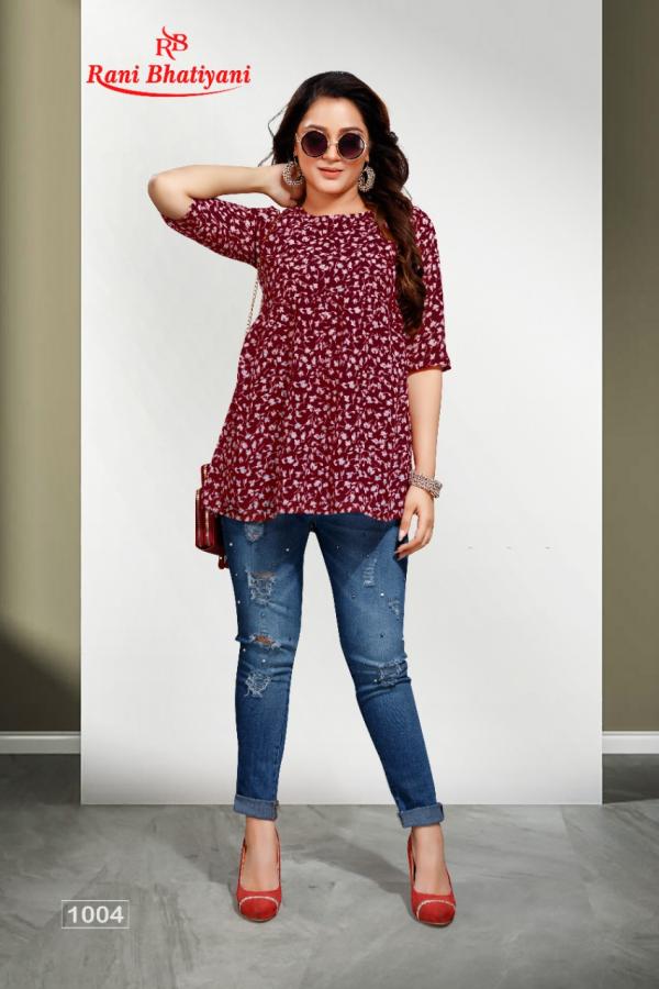 Rani bhatyani Sunaina 1 Georgette Tops Collection